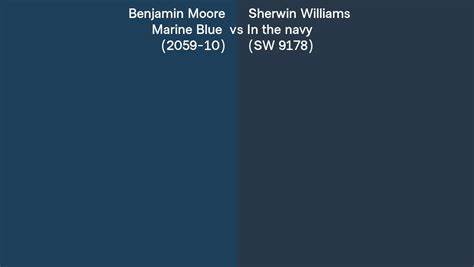 marine blue vs navy blue